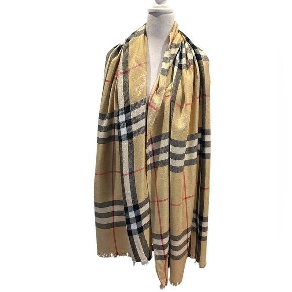 Burberry London wide check scarf - Picture 1 of 13